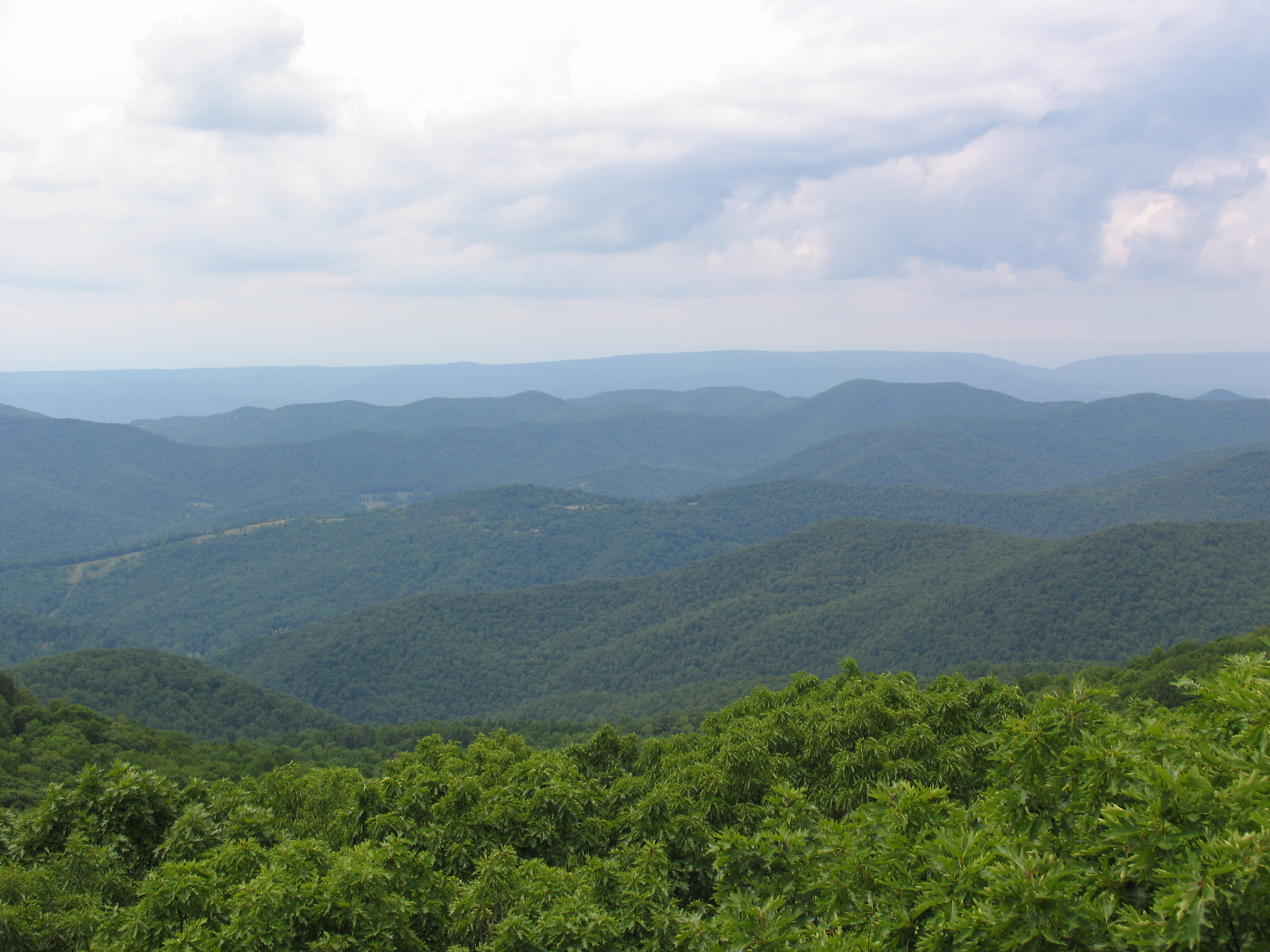 Blue Ridge Mountains from Shenandoah National Park